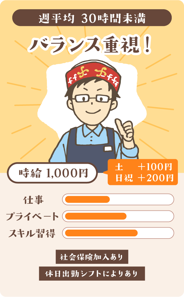 バランス重視